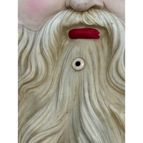 Vtg Motion Activated Santa Face Light Up Musical Talking Ho Ho Merry Christmas - Picture 2 of 15
